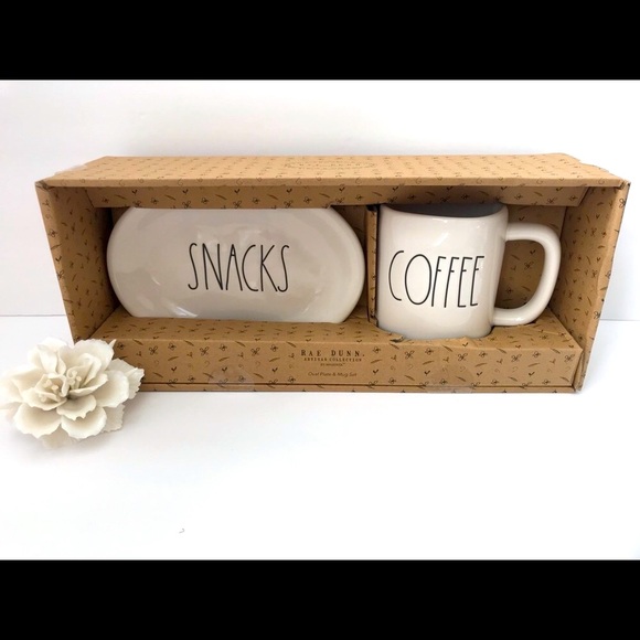 🆕New  ☕️ Rae Dunn Coffee & Snacks Gift Set - Picture 2 of 8